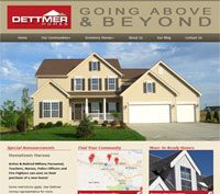 button for Detter Homes website description